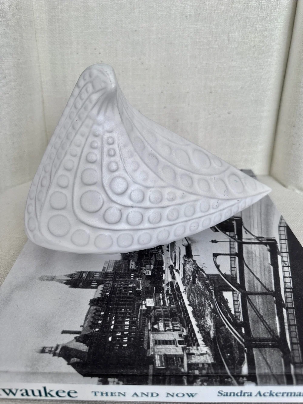 Jonathan Adler Menagerie Medium Teardrop Bird Figurine White Ceramic Matte